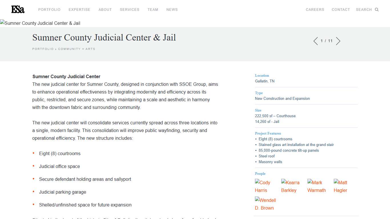 Sumner County Judicial Center & Jail – ESa